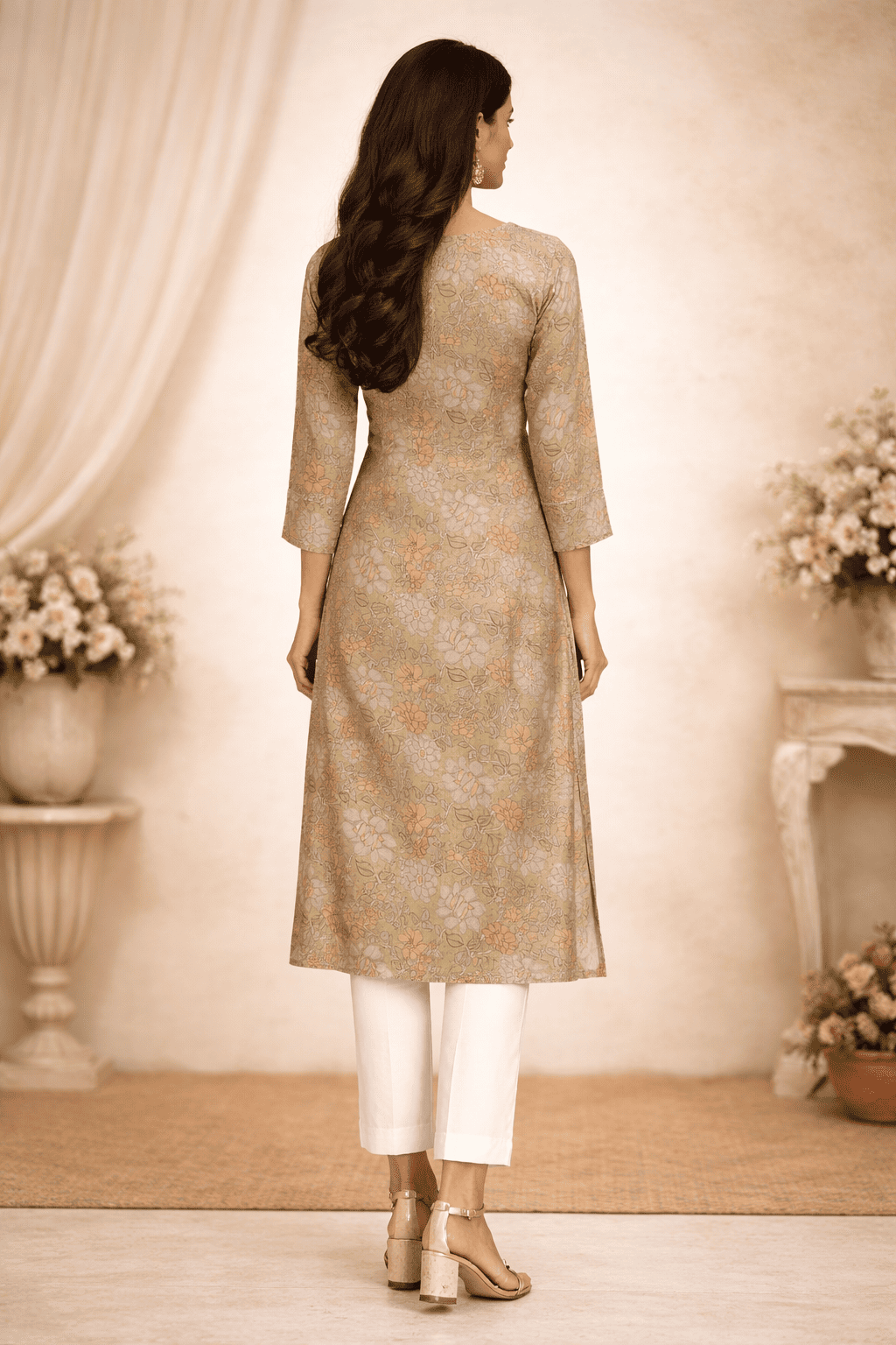 Fusion Floral Kurta